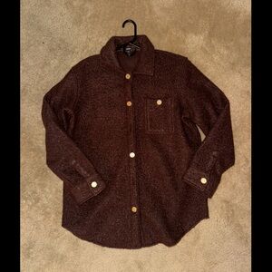 Mocha Brown Faux Fur Women’s Jacket